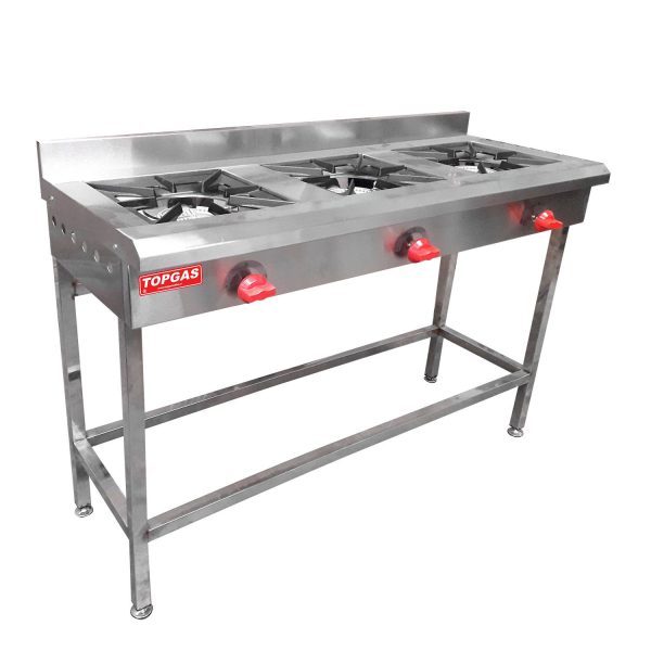 Anafe Inoxidable 3 Platos