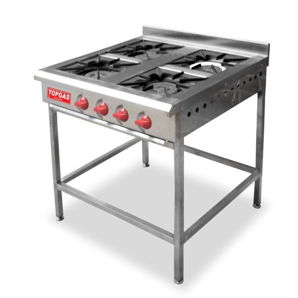 Anafe Inoxidable 4 Platos